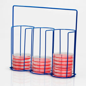 Poxygrid 100mm Petri Dish Carrying Rack, 30 Places