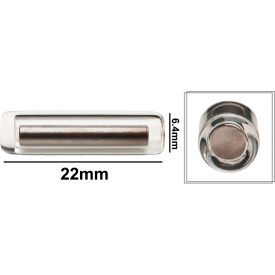 Magnetic Stirring Bar, Glass Encapsulated, 22 x 6.4mm