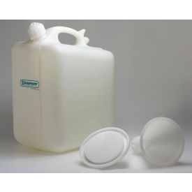 Safety Waste 20 Liter (5 Gallon) Jug, Polyethylene, Funnel Top, 45mm Closure