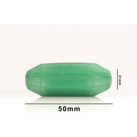 Spinbar Rare Earth Teflon Fluted Octagonal Magnetic Stirring Bar, 50 x 21mm, Green