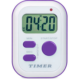 Single Channel Electronic Timer with Triple Alarms and Certificate of Calibration