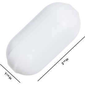 Spinbar Giant Polygon Teflon Magnetic Stirring Bar, 57 x 27mm, White, without Pivot Ring