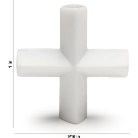 Spinplus Teflon Magnetic Stirring Bar, 25.4 x 14.3mm, White
