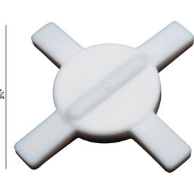 Spinstar Teflon Magnetic Stirring Bar, 70mm, fits 400ml Beakers, White