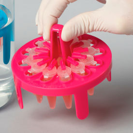 Microcentrifuge Tube Mini Floating Rack Vortexing Attachment, 1.5-2.0ml Tubes, Turquoise