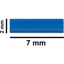 Spinbar Teflon Micro (Flea) Magnetic Stirring Bar, 7 x 2mm, Blue