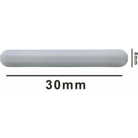 Spinbar Teflon Polygon Magnetic Stirring Bar, 30 x 8mm, White, without Pivot Ring