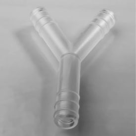 Wye Tubing Connectors for 1/4" Tubing, Polypropylene 12 Pack