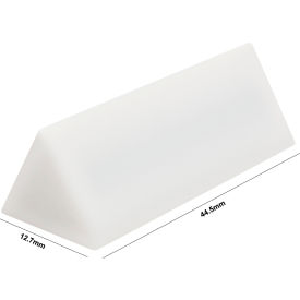 Spinwedge Teflon Magnetic Stirring Bar, 12.7 x 44mm, White