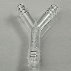 Wye (Y) Tubing Connectors for 3/16" Tubing, Polypropylene 12Pk