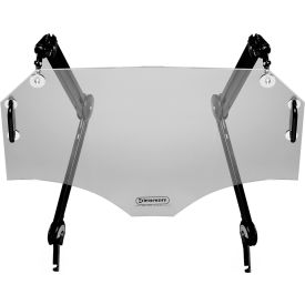 Splash Shield, 2 24" Articulating Arms, 15 x 24", Plexiglass