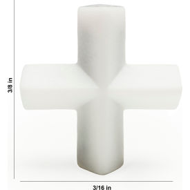 Spinplus Teflon Magnetic Stirring Bar, 9.5 x 4.7mm, White