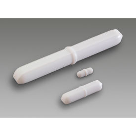 Spinbar Teflon Polygon Magnetic Stirring Bar, 50 x 8mm, White, Pivot Ring