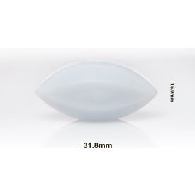 Spinbar Teflon Elliptical (Egg-Shaped) Magnetic Stirring Bar, 31.8 x 15.9mm, White