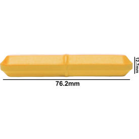 Spinbar Teflon Octagon Magnetic Stirring Bar, 76.2 x 12.7mm, Yellow