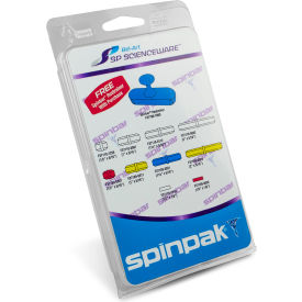 Spinpak Teflon Octagon Magnetic Stirring Bar Assortment with Restrainer 10Pk