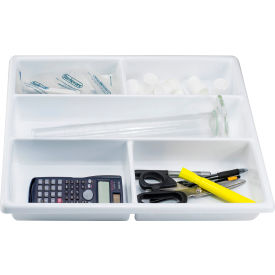 Lab Drawer 5 Compartment Tray, 4 Short 1 Long, 14 x 17 1/2 x 2 1/4"