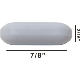 Spinbar Teflon Polygon Magnetic Stirring Bar, White, without Pivot Ring