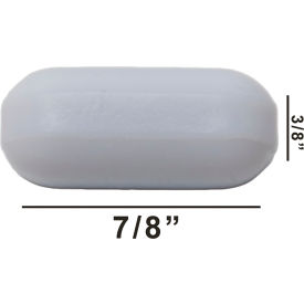 Spinbar Teflon Polygon Magnetic Stirring Bar, x ", White, without Pivot Ring