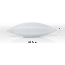 Spinbar Teflon Elliptical (Egg-Shaped) Magnetic Stirring Bar, 50.8 x 19.1mm, White