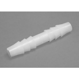 Straight Tubing Connectors for 1/4" Tubing, Polypropylene 12 Pack