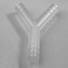 Wye (Y) Tubing Connectors for 1/2" Tubing, Polypropylene 12Pk