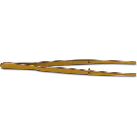 Teflon FEP Straight Cover Glass Forceps, 4 1/2" 2PK