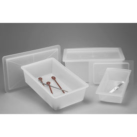 Polypropylene Instrument Tray with Cover, 11 x 6 x 3 1/4"