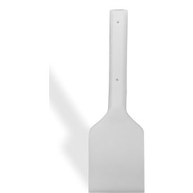 Soft Plastic Scraper, 10" Handle, 5 x 6" Blade, White