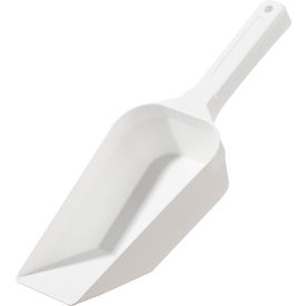 Sterileware Flat Bottom Sampling Scoop, White, 250ml (8oz), Individually Wrapped 100Pk