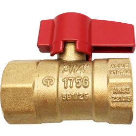 Brass Gas Valve - 1/2 FIP