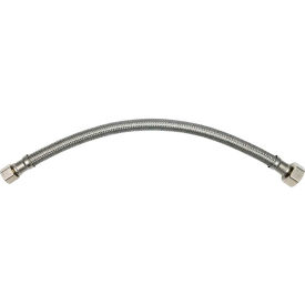 Stainless Steel Faucet Supply Line - 3/8" OD x 1/2" FIP x 20"