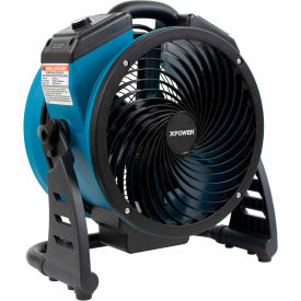 11" Variable Speed Brushless DC Motor Rechargeable Whole Room Air Circulator Utility Fan - 1000CFM