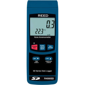 Reed Instruments Data Logging Thermo-Anemometer with Vane