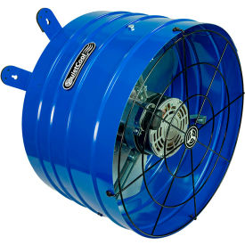 Professional Attic Gable Fan, 120V, 1945 CFM, Blue, 2 Speed, 16" Diameter