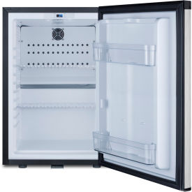 Compact Minibar with Stainless Steel Door and Front Lock 15-7/8"W x 19-1/2"D x 22-1/4"H