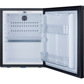 Compact Minibar with Solid Door & Front Lock, 15-7/8"W x 17-1/4"D x 20-1/4"H