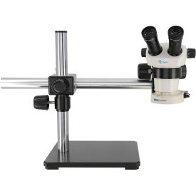 Binocular Microscope, LED-ECO Ring, Boom Stand, 7X-30X