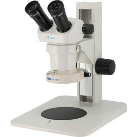Binocular Microscope, LED-ECO Ring, Plain Focusing Stand, 7X-30X