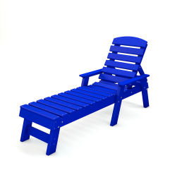 Pensacola Chaise Lounge, Blue