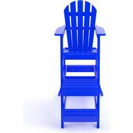 Lifeguard Chair, 62" Seat Height, Blue