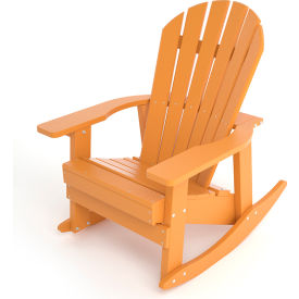 Recycled Plastic Charleston Adirondack Rocking Chair, Cedar