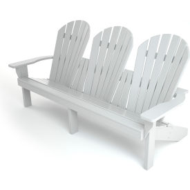Grand Isle 3-Seat Adirondack Chair, White
