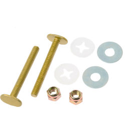 Closet Bolts - Steel - Anti-Corrosive - Bagged, 1/4" X 2-1/4"
