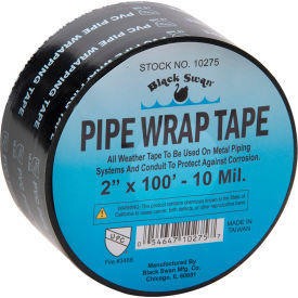 Black Swan Pipe Wrap Tape, 2" x 100' - 10 mil