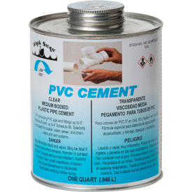 Black Swan PVC Cement (Clear) - Medium Bodied, 1 Qt