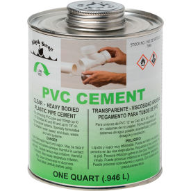 Black Swan PVC Cement (Clear) - Heavy Bodied, 1 Qt