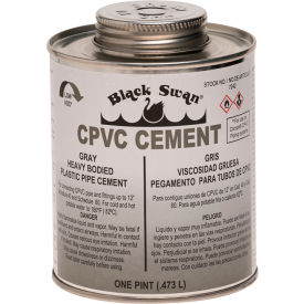 Black Swan CPVC Cement (Gray) - Heavy Bodied, 1 Pt