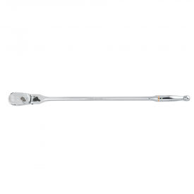 90 Tooth Locking Flex Head Teardrop Ratchet with 1/2" Drive Tang, 24"L