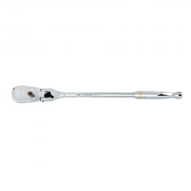 90 Tooth Locking Flex Head Teardrop Ratchet with 1/2" Drive Tang, 17"L